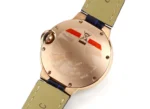 Cartier Ballon Bleu WJBB0080 Rose Gold Blue Leather - Image 3