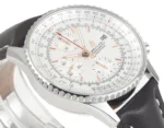 Breitling Navitimer Chronograph Silver Leather - Image 7