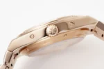 Overseas Perpetual Calendar 4300V Watch – Rose Gold with Blue Dial and Steel Bracelet - Image 7