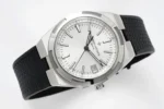 Vacheron Constantin Overseas 4500V Series – Silver Dial, Black Rubber Strap, Luxury Steel Watch - Image 7
