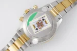 Rolex Daytona 4130 – Two-Tone Gold/Steel, Black Dial, Chronograph Watch - Image 7
