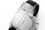 Rolex Daytona – Black Dial, Stainless Steel Case, Rubber Strap Chronograph Watch - Image 7