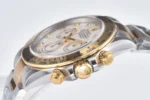 Rolex Daytona Watch with Moissanite Diamonds – Two-Tone with Mother-of-Pearl Dial - Image 7
