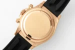 Rolex Daytona Watch – Gold with Black Dial and Rubber Strap – Limited Stock - Image 7