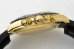 Rolex Daytona – Gold & Black Rubber Strap, Premium Replica Watch - Image 7