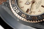 Rolex GMT-Master II Limited Edition – Carbon Fiber Case, Brown Strap, Beige Dial - Image 7