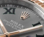 Rolex Datejust 41mm Watch – Two-Tone Steel and Rose Gold with Grey Dial - Image 7