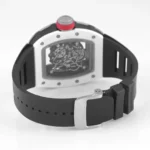 Richard Mille White Cerami White Ceramic Watch Black Strap - Image 8