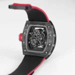 Richard Mille Carbon Fiber Watch Red Strap - Image 8