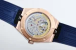 Vacheron Constantin Overseas Tourbillon – Rose Gold Case, Blue Dial, Rubber Strap - Image 8