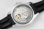 Rolex Yacht-Master 42mm Black Dial Diamond Bezel Rubber Strap Watch - Image 8