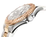 Rolex Yacht-Master 40mm Two-Tone Stainless Steel & 18k Everose Gold with Black Dial Automatic Watch - Image 8