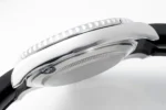 Rolex Yacht-Master 40mm Platinum Case Watch with Diamond & Amethyst Bezel and Black Rubber Strap - Image 8