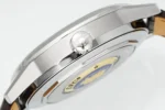 Longines Flagship Moonphase Watch Silver Brown - Image 8