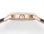 Longines Conquest Cyclops Rose Gold Black Leather - Image 8
