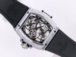 Hublot Masterpiece 906 Tourbillon Watch – Black Leather Strap, Rose Gold/Platinum Plated Case - Image 5