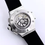 Hublot Big Bang 44mm Black Ceramic & Stainless Steel Chronograph Watch with Rubber Strap - Image 8