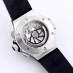 HUBLOT Big Bang 44mm Black Rubber Strap Chronograph Watch – Stainless Steel Case - Image 8