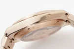 Overseas Perpetual Calendar 4300V Watch – Rose Gold with Blue Dial and Steel Bracelet - Image 8
