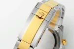 Rolex Daytona Watch – Two-Tone Stainless Steel and Gold, Black Dial, Chronograph Style - Image 8