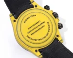 Rolex Daytona Carbon Fiber Night Glow Case Watch – Yellow with Black Strap - Image 8