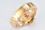Rolex Daytona Watch – Black Enamel Dial with Moissanite Stones - Image 8