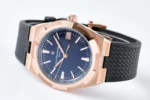 Vacheron Constantin Overseas 4500V Series – Rose Gold Case, Blue Dial, Rubber Strap Watch - Image 8