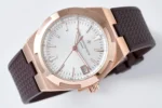 Vacheron Constantin Overseas 4500V Series – Rose Gold Case, Brown Rubber Strap, Luxury Automatic Watch - Image 8