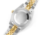 Rolex Datejust 41mm Watch – Two-Tone Steel and Gold with Black Diamond Dial - Image 9