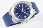 Vacheron Constantin Overseas 4500V Series – Blue Dial, Rubber Strap, Luxury Steel Watch - Image 9