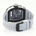 Richard Mille Black Ceramic Watch Grey Strap - Image 9