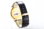 Omega De Ville Gold Watch Black Strap - Image 9