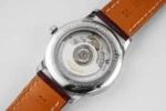 Longines Master Automatic Silver Brown Leather - Image 9