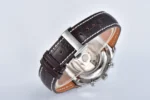Longines Master Moonphase Chronograph L2.773.4.78.6 Silver Leather - Image 9