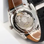 Longines Master GMT Watch Black Leather - Image 9