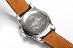 Longines Classic Chronograph Brown Leather Watch - Image 9