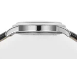 Longines Conquest Cyclops White Dial Black Leather - Image 9