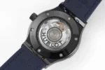 Hublot Classic Fusion Ceramic Watch – Black Ceramic Case, Blue Dial, Crocodile Leather Strap by GSF - Image 9