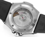 HUBLOT Big Bang One-Click 39mm Stainless Steel White Diamond-Set Watch with Blue Leather Strap - Image 9