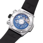 Hublot Big Bang Watch – Blue Dial, Chronograph, Titanium Case, Rubber Strap - Image 9