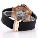Hublot Big Bang 44mm Rose Gold Black Dial Chronograph Watch with Rubber Strap - Image 9