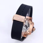 Hublot Big Bang 44mm Rose Gold Black Dial Rubber Strap Chronograph Watch - Image 9