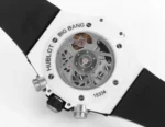 HUBLOT Big Bang Unico White Ceramic Chronograph Watch with Rubber Strap - Image 9