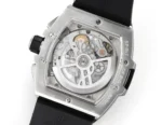 HUBLOT Spirit of Big Bang Limited Edition Watch – Titanium & Resin, Blue Rubber Strap, Racing Inspired Design - Image 9