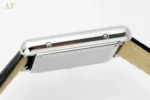 Cartier Tank Solo Quartz Watch Black Leather - Image 4
