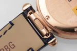 Cartier Pasha de Cartier Ladies Watch Rose Gold Blue Leather - Image 4