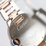 Cartier Ballon Bleu Automatic Watch Rose Gold Steel - Image 9