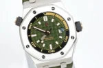 Audemars Piguet Offshore Diver Watch 15720 Green Rubber - Image 9