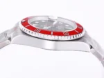 Rolex Submariner PARAKEET – Custom Black Gradient Green Dial with Red Bezel – 904L Stainless Steel - Image 9
