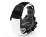 Rolex Daytona Carbon Fiber Custom Edition – Black with White Strap - Image 9